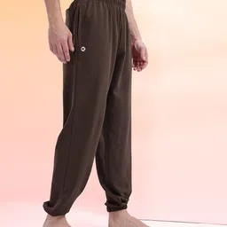 HRX by Hrithik Roshan Men Typography Printed Relaxed Yoga Joggers image 4