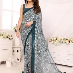 The Textile Hub Leheriya Pure Georgette Leheriya Saree-picture-35