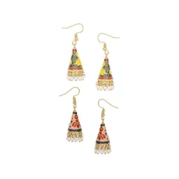 OOMPH Contemporary Jhumkas Earrings image 2