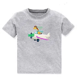 KAVEE Kids Printed Pure Cotton Applique T-shirt-picture-16