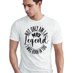 Seekbuylove Men Typography Printed Regular Fit Round Neck Cotton Bio Finish T-shirt-picture-30