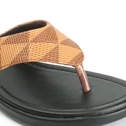 TWINSSHOE Women Tan Casual Open Toe Flats image 5