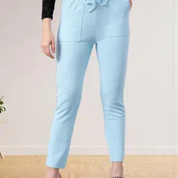 R.Code by The Roadster Life Co. Women Tapered Fit High-Rise Trousers-picture-20