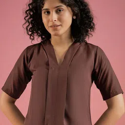 Mayra Women V-Neck Short Sleeves Top-image-34