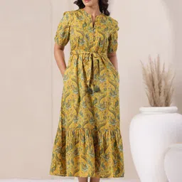 Zenava by Myntra Print Fit & Flare Maxi Dress-picture-32
