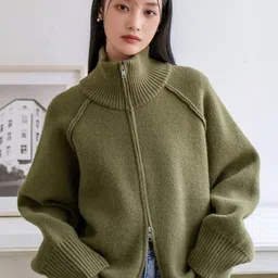 LULU & SKY Women Acrylic Knitted Jacket-picture-24