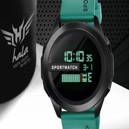 Hala Men Solid Round Tang Regular Digital Watch-1140-picture-14