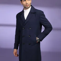 mast & harbour Polyester Solid Coat For Men image 4