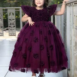 BAESD Floral Print Net Dress-picture-19