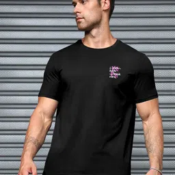 Triptee Men Typography Pure Cotton T-shirt-image-42