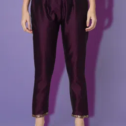 VredeVogel Women Woven Design Kurta with Trousers & Dupatta image 2