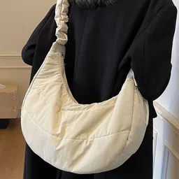 StyleCast x Revolte Women Solid Half Moon Shoulder Bag-picture-56