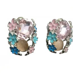 MYSTERIOUSMART Floral Studs Earrings image 3