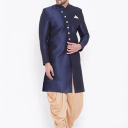 JBN Creation Mandarin Collared Sherwani image 4