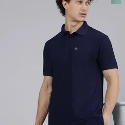 Lux Cozi Men Pack Of 2 Solid Polo Collar Lounge T-shirts-image-95