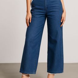 SASSAFRAS Women Wide Leg High-Rise Trousers-picture-26