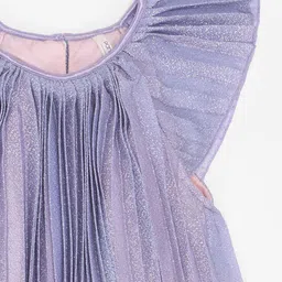 Pantaloons Junior Tie and Dye Flutter Sleeve A-Line Dress image 5