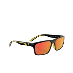 Ferrari Scuderia Men Rectangle Sunglasses with UV Protected Lens 8056262070628-Orange-picture-19