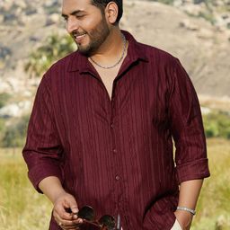 Instafab Plus Men Comfort Opaque Casual Shirt-picture-47