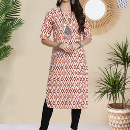 HERE&NOW Women Pack Of 2 Printed Straight Kurtas-picture-41