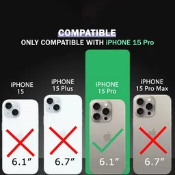 Luxury Kase Shockproof iPhone 15 Pro Magnetic Back Case With Slide Camera Cover image 5