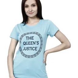 Moda Rapido Women Printed Bio Finish T-shirt-image-84
