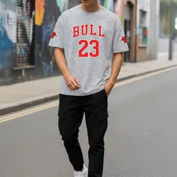 BENNY BROOKS Men Chicago Bulls Printed T-shirt image 4