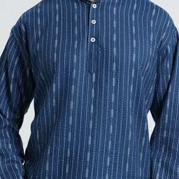 DIYAASH BY AKASH Men Striped Flared Sleeves Kurta image 2