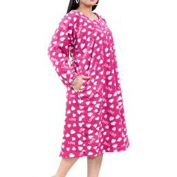MIAVII CREATION Printed Maxi Nightdress image 3