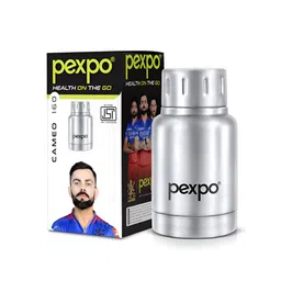 Pexpo Silver-Toned Single Stainless Steel Water Bottle-picture-42