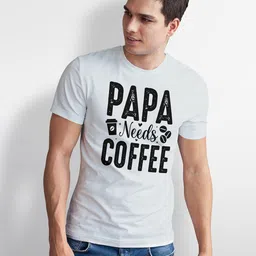 Seekbuylove Men Bio Finish Typography Printed Pure Cotton T-shirt image 3