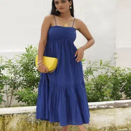 Tasya India Fit & Flare Midi Dress image 5