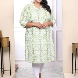 MIRAVAN Ethnic Motif Printed Straight Kurta image 5