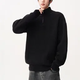 HERE&NOW Men Ribbed Pullover image 3