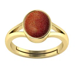 RSPR 7.25 Ratti 6.60 Carat Sunstone-Studded Adjustable Finger Ring-picture-30