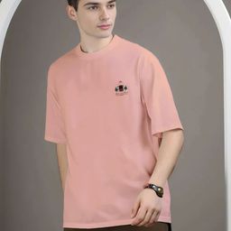 r.code by the roadster life co. R.Code by The Roadster Lifestyle Co. Men Graphic Printed Round Neck Oversized T-shirt-picture-21