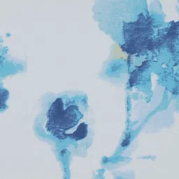 MASPAR Eclectic Garden Blue Printed 300TC Pure Cotton Double King Bedsheet & Pillow Cover image 3