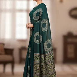 GEN Z TRENDS Pure Cotton Saree image 4
