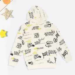 Pantaloons Junior Boys Printed Hooded Sweatshirt-image-47