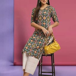 Ethnic basket Women Multicoloured Kurtas-picture-24