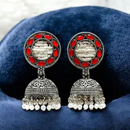 ANTICO Circular Jhumkas Earrings image 4