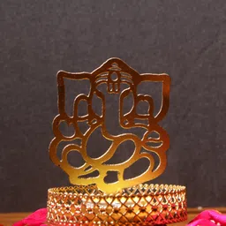ecraftindia Lord Ganesha Tea Light Holder Aluminium Tealight Holder-picture-16