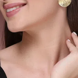 DressBerry Gold-Plated Circular Shape Studs image 4