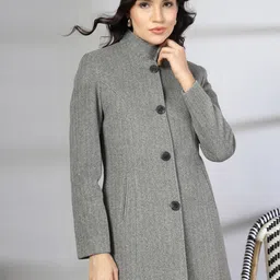 Thirty Threads Mock Collared Overcoats image 2