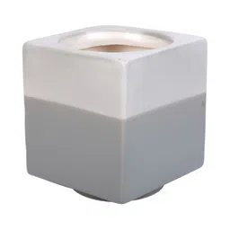 TAYHAA Grey Moonstone Mist Square Planter image 4