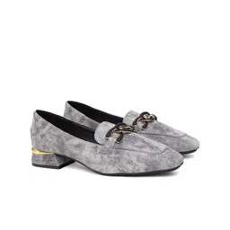 Sherrif Shoes Embellished Block Heel Pumps image 4