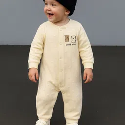 Kidbea Infants Printed Round Neck Soft Cotton Comfortable Rompers-picture-32