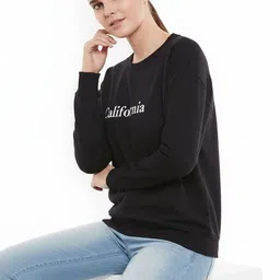 Calm Down Women Printed Sweatshirt image 3