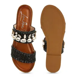 London Rag Women Open Toe Flats image 4