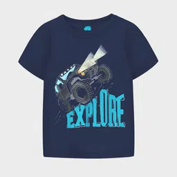 LITTLE LUSH Boys Pack of 3 Graphic Printed T-shirt image 3